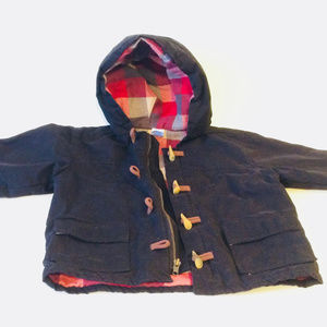Baby Gap hooded toggle coat